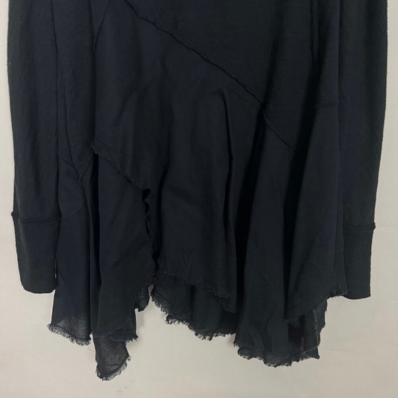 We The Free Black Pullover Boho Top/Dress Size XS Oversized - Picture 10 of 13